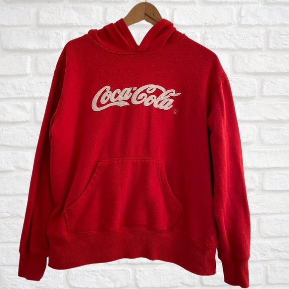 Coca Cola Other - Vintage Coca Cola Hoodie Red Sweatshirt Unisex Small